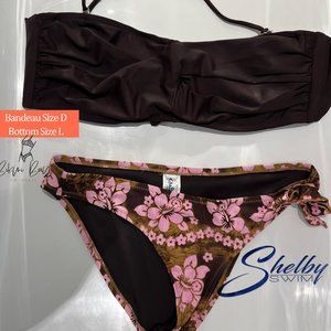 NWOT: Bikini Bay bandeau and Shelby Swimwear Bottom